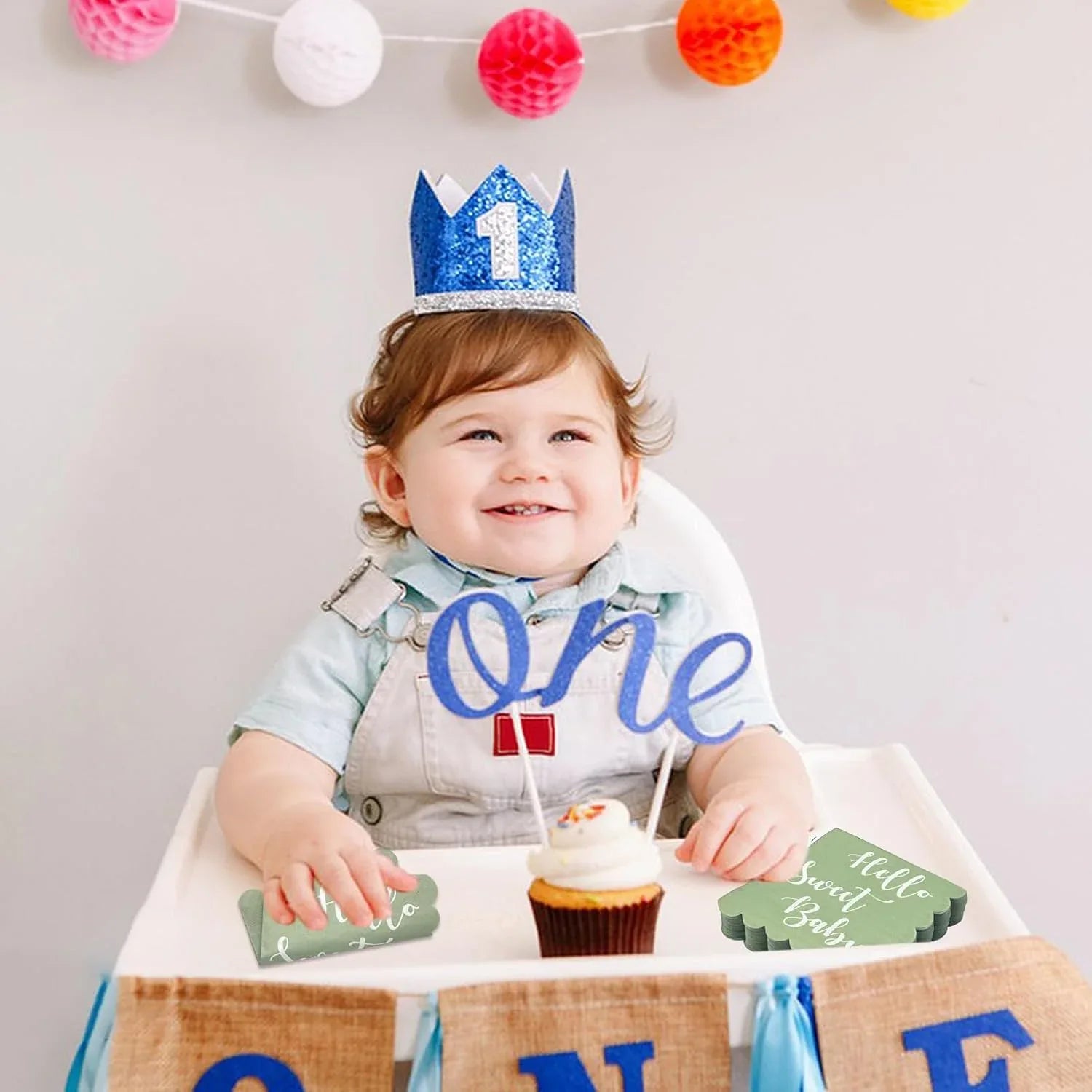 Hello Sweet Baby Party Paper Napkins (31 X 31 Cm 24 Pc) - Zidbik