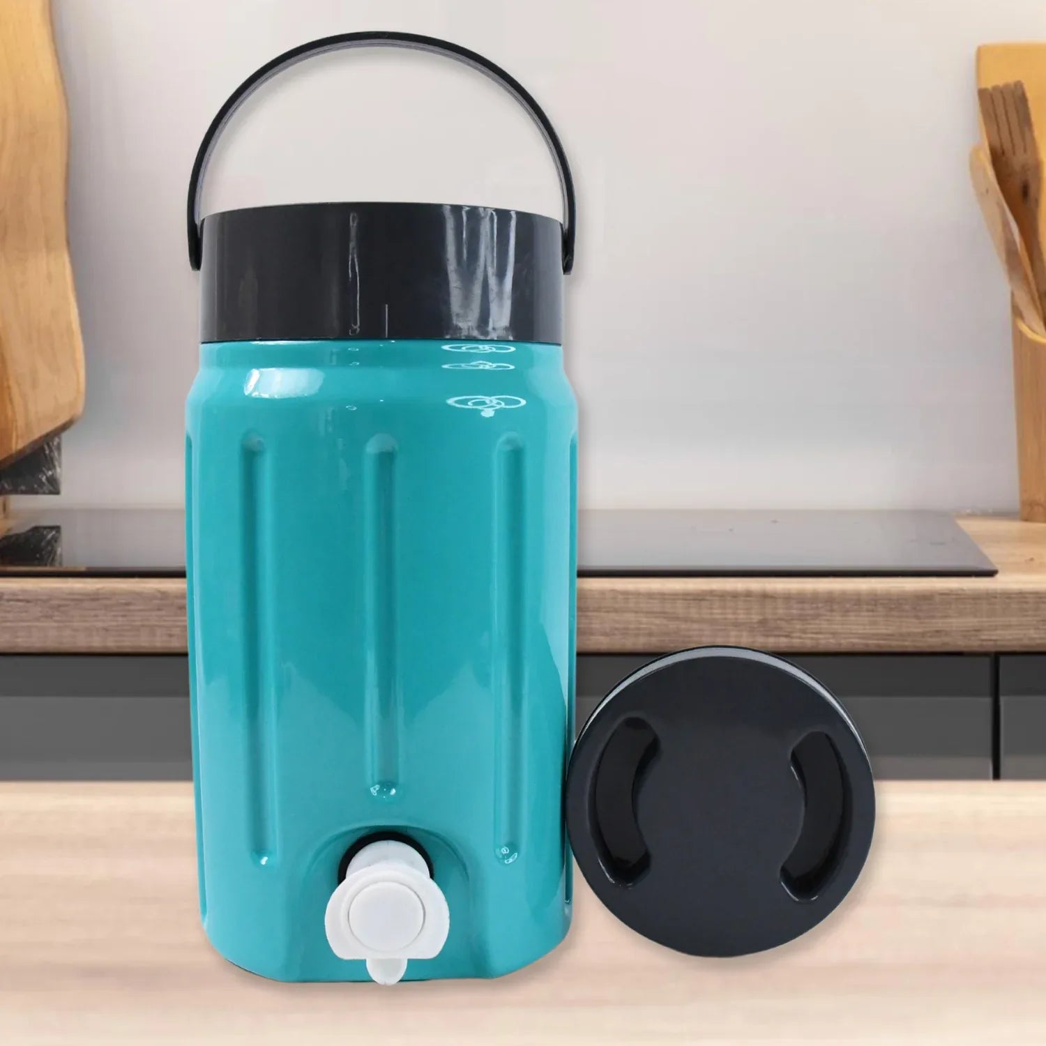 Insulated Water Jug With Tap (2.5ltr) Leakproof Travel Cooler - Zidbik