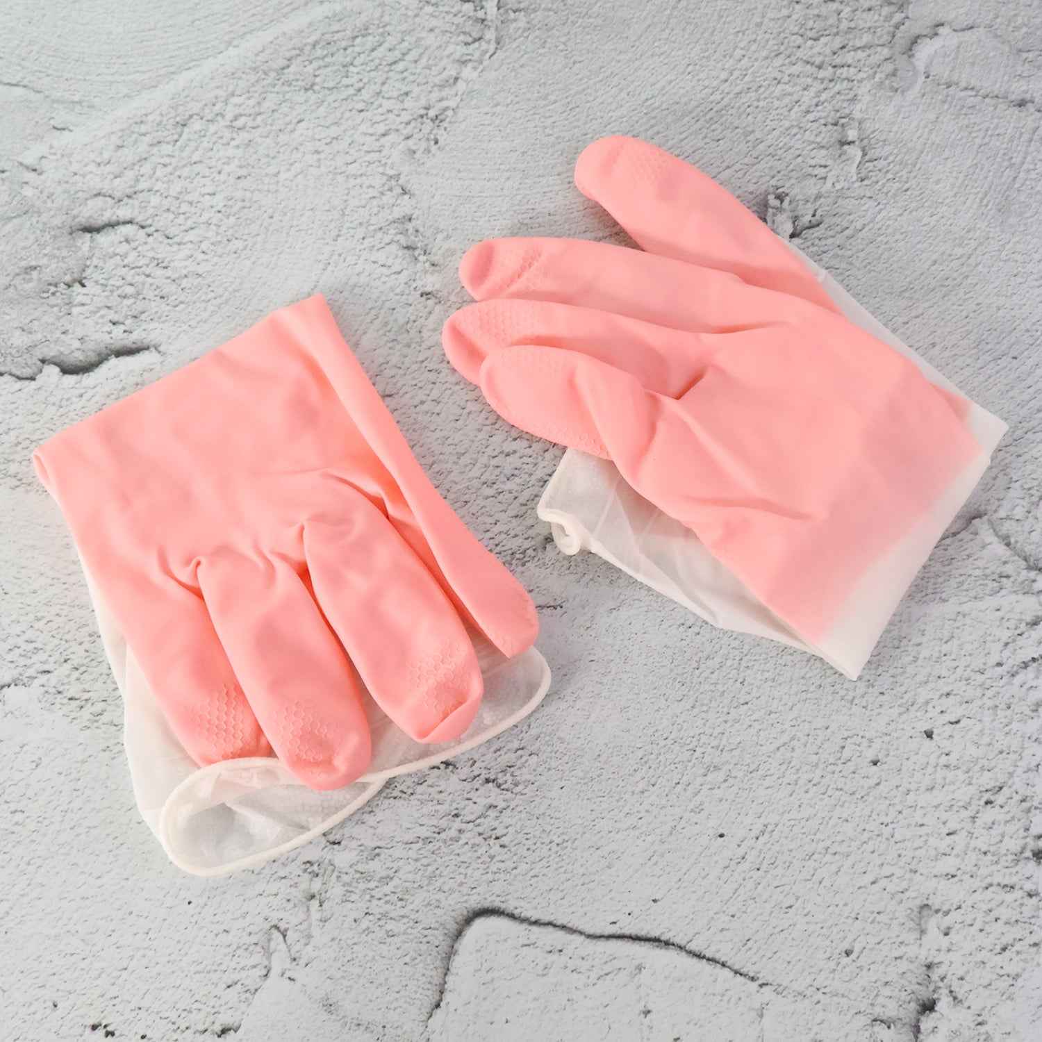 Large Size Reusable Household Cleaning Gloves - (1 Pair) - Zidbik