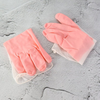 Large Size Reusable Household Cleaning Gloves - (1 Pair) - Zidbik