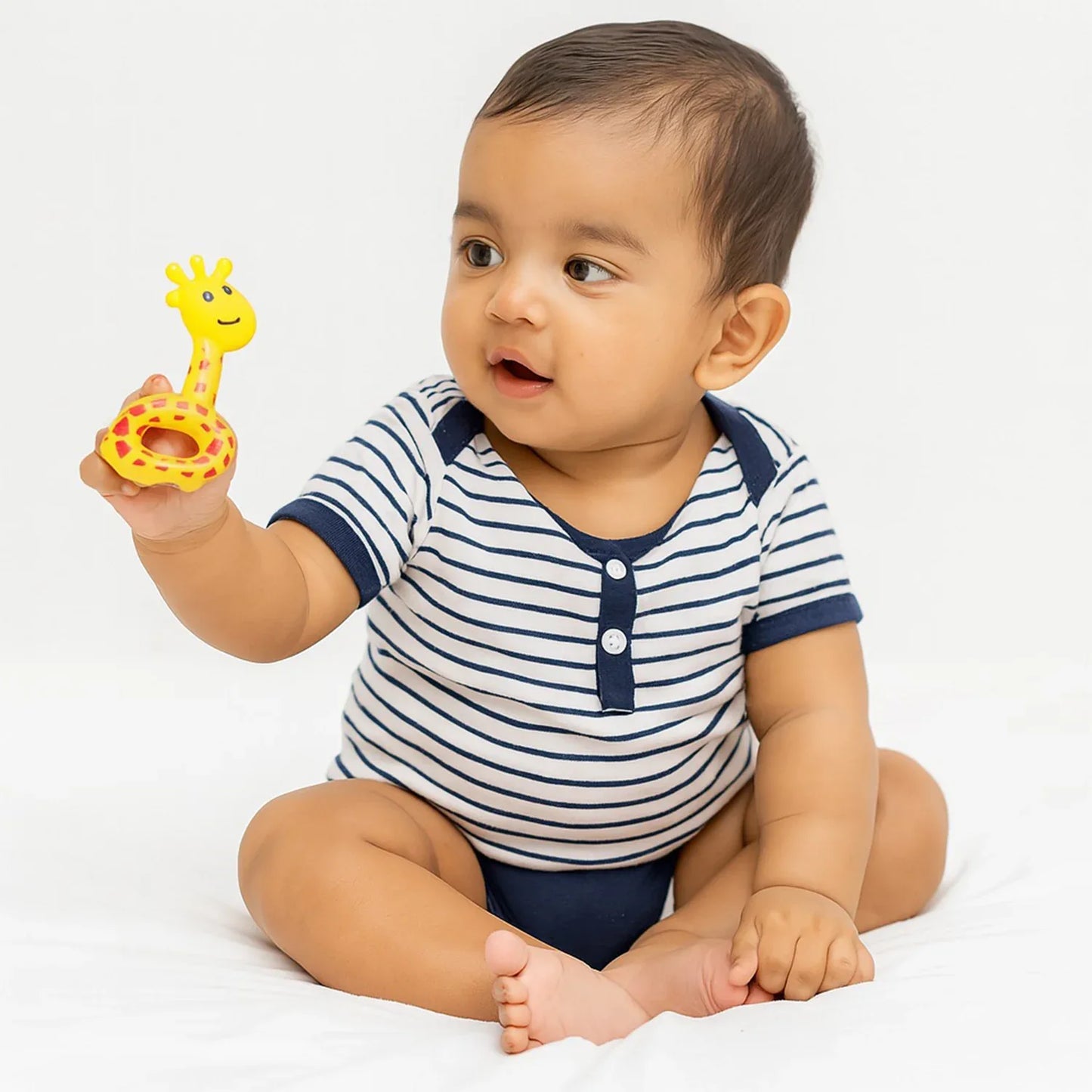 Plastic Baby Rattle Toys 5 Pcs Set - Zidbik