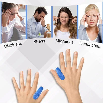 Sugar Control Acupressure Hand Pressure Point Clip Migraine Relief Clip With Magnets (1 Pc) - Zidbik
