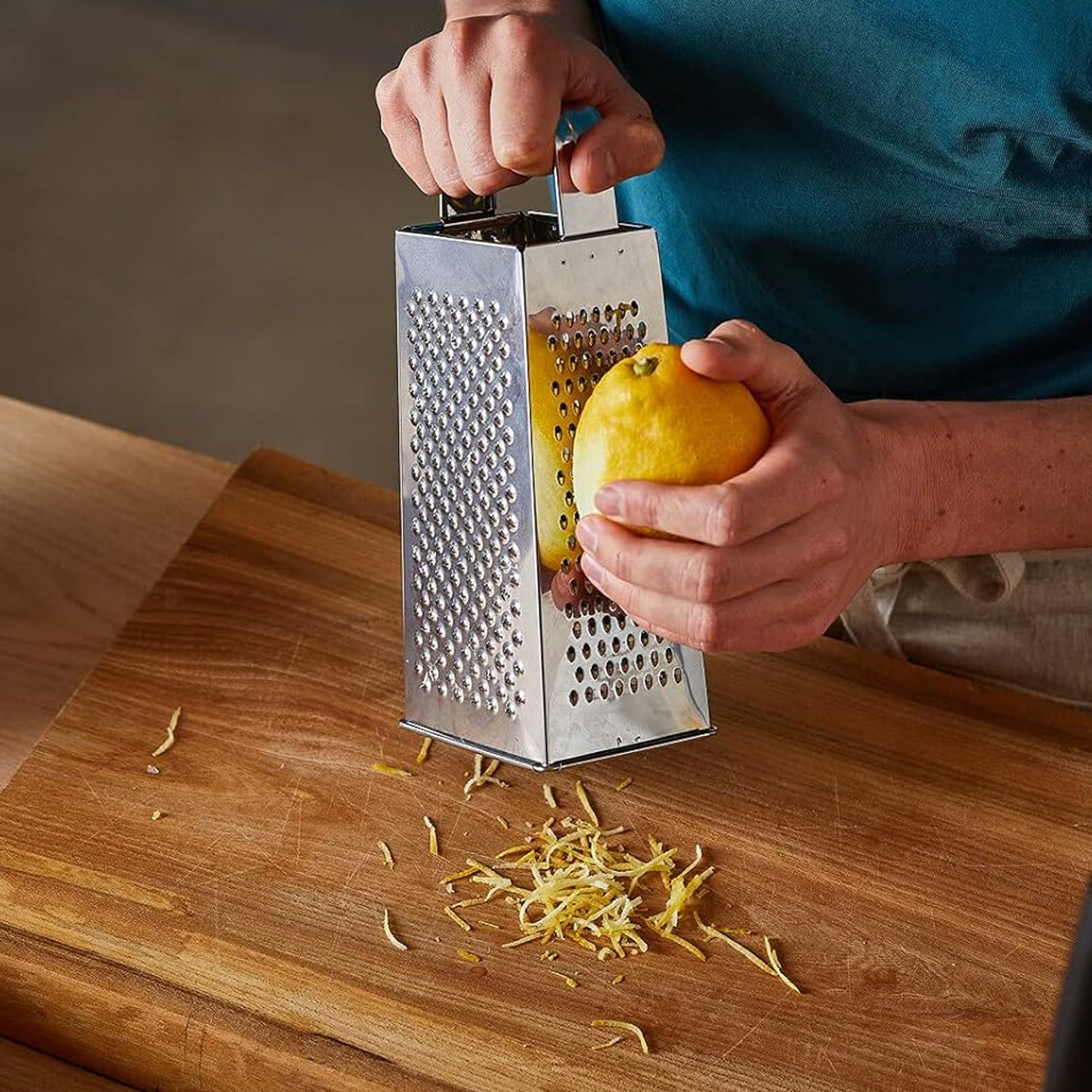 Supermom Premium 5-in-1 Stainless Steel Grater And Slicer - Zidbik