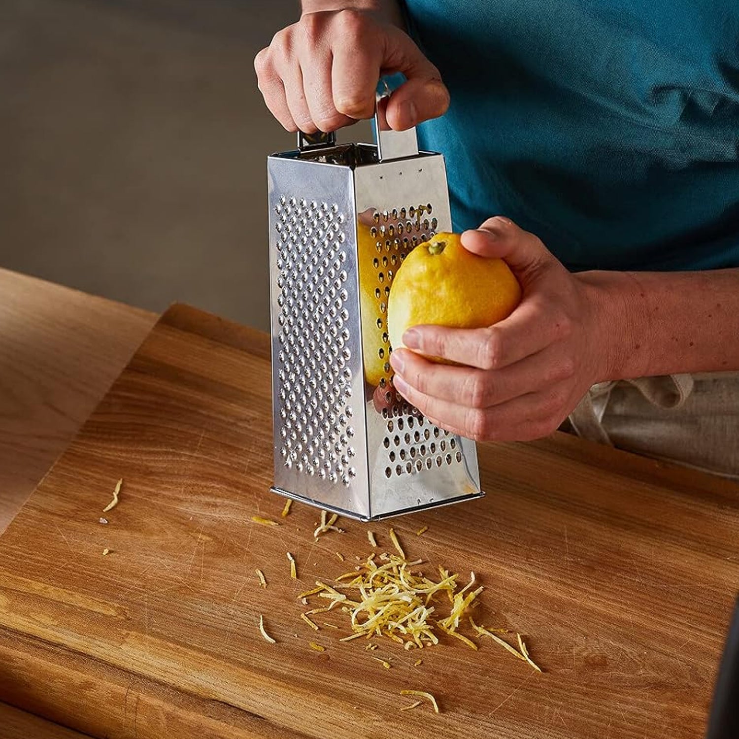 Supermom Premium 5-in-1 Stainless Steel Grater And Slicer - Zidbik