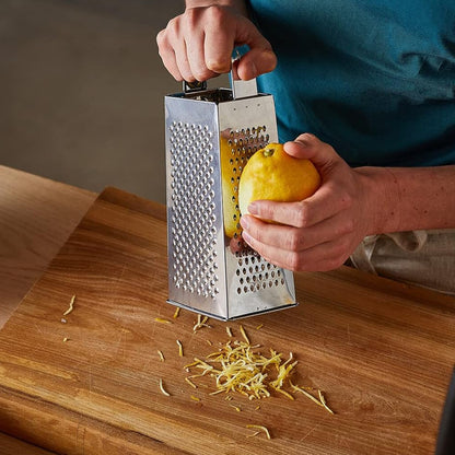 Supermom Premium 5-in-1 Stainless Steel Grater And Slicer - Zidbik