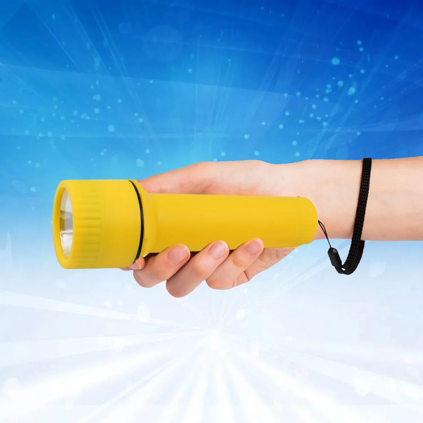 Bigled Flashlights Torch Light Battery Operated (1 Pc Battery Not Included) - Zidbik