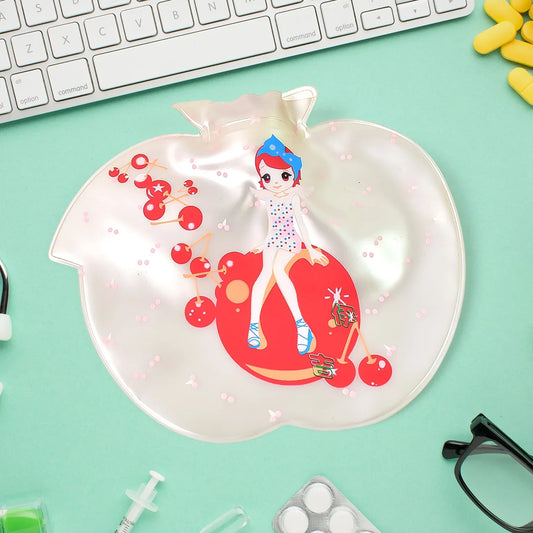 7235 Apple Hot Water Bottle Bag For Pain Relief - Zidbik