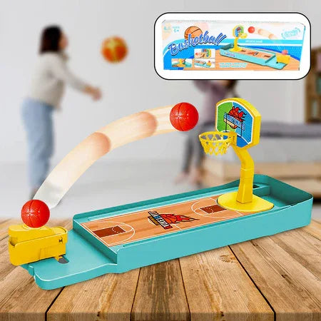 17689 Mini Table Top Finger Basketball Game For Kids - Desktop Game For Kids Adults Basketball Finger Bowling Game Fun Indoor Finger Bowling Game For Boys Girls Family Board Game - Zidbik
