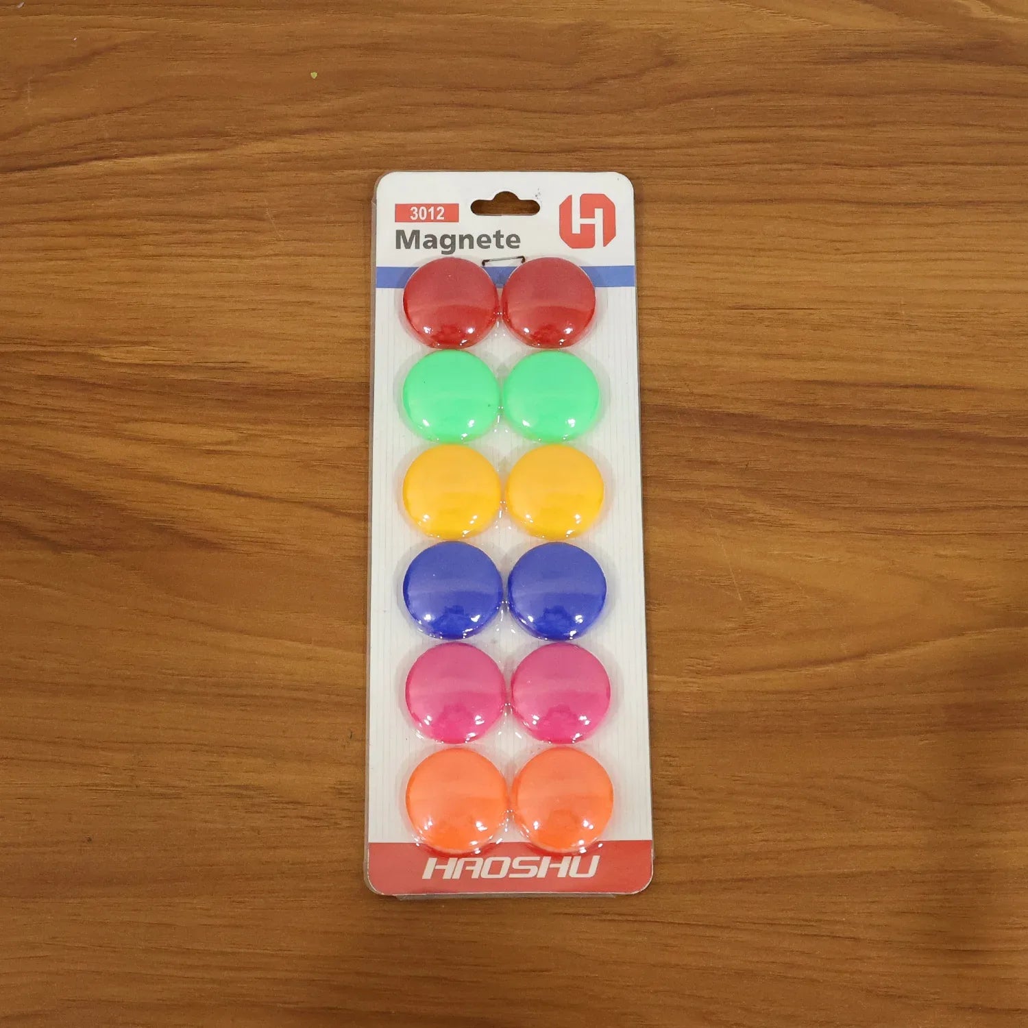 Colorful Round Refrigerator Magnets Set (12 Pc Set) - Zidbik