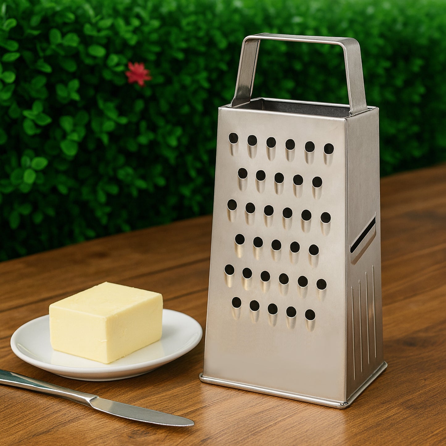 Supermom Premium 5-in-1 Stainless Steel Grater And Slicer - Zidbik