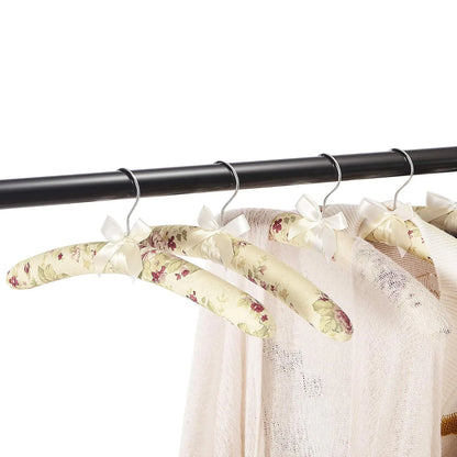 Premium Padded Floral Clothes Hanger (1 Pc) - Zidbik