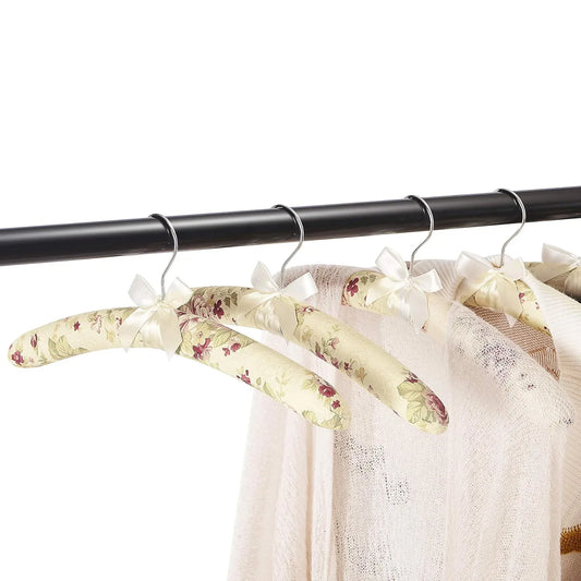 Premium Padded Floral Clothes Hanger (1 Pc) - Zidbik