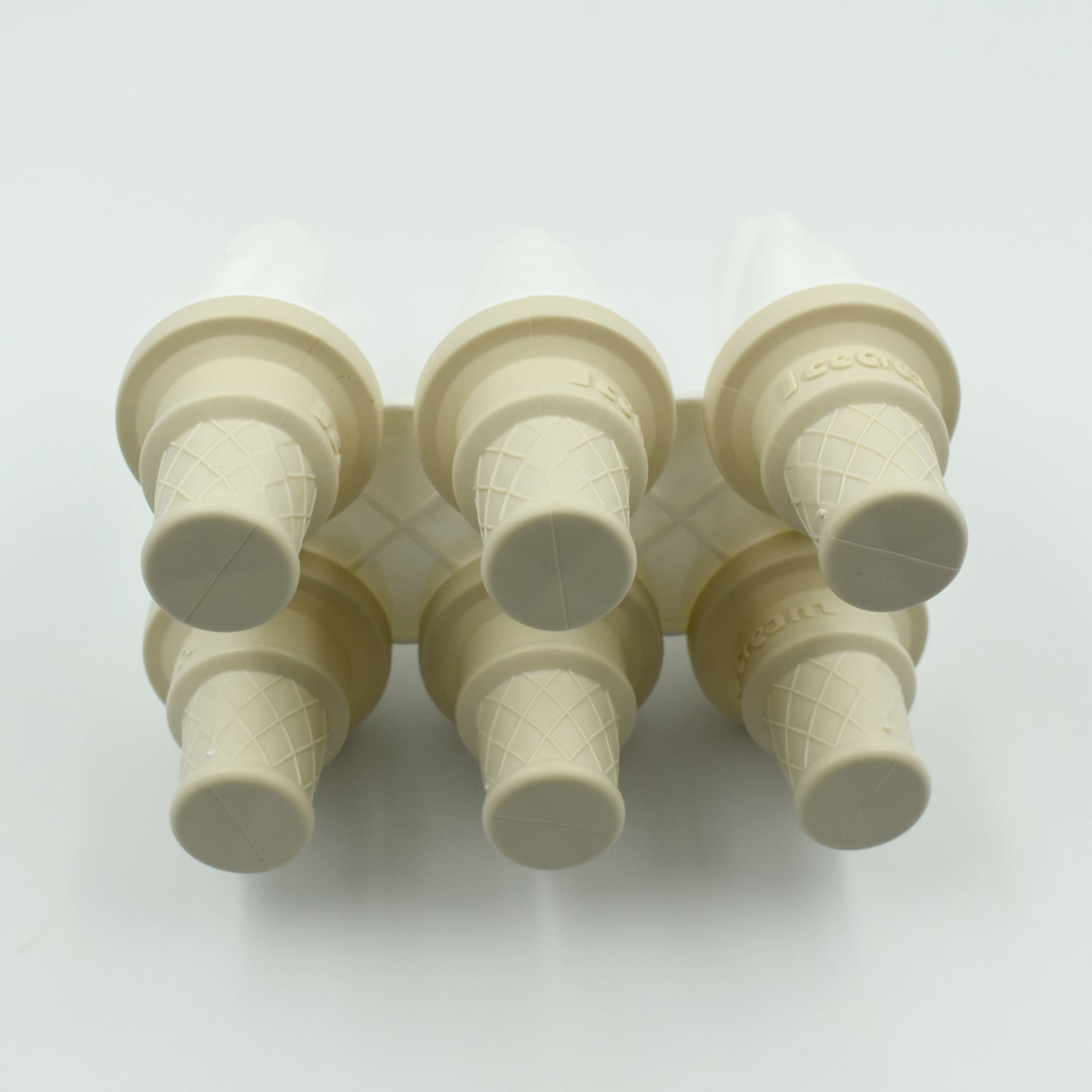 6304 6 Pc Ice Cream Mold Used For Making Ice-creams In All Kinds Of Places Including Restaurants And Ice-cream Parlours Etc. - Zidbik