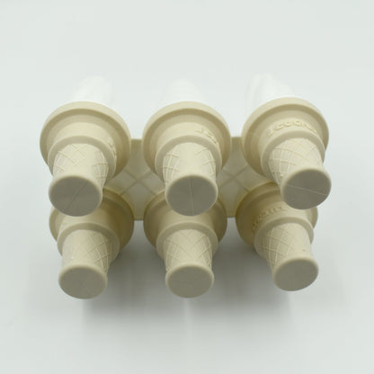 6304 6 Pc Ice Cream Mold Used For Making Ice-creams In All Kinds Of Places Including Restaurants And Ice-cream Parlours Etc. - Zidbik