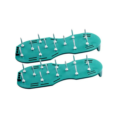 8502 Lawn Aerator Sandals Garden Grass Aerator Spiked Sandals Green Studded Shoes For Yard Patio Garden Excavation - Zidbik