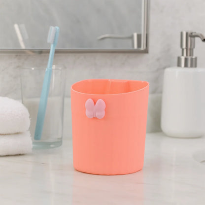 Premium Wall-mounted Toothbrush Holder With Butterfly Design (2 Pc) - Zidbik