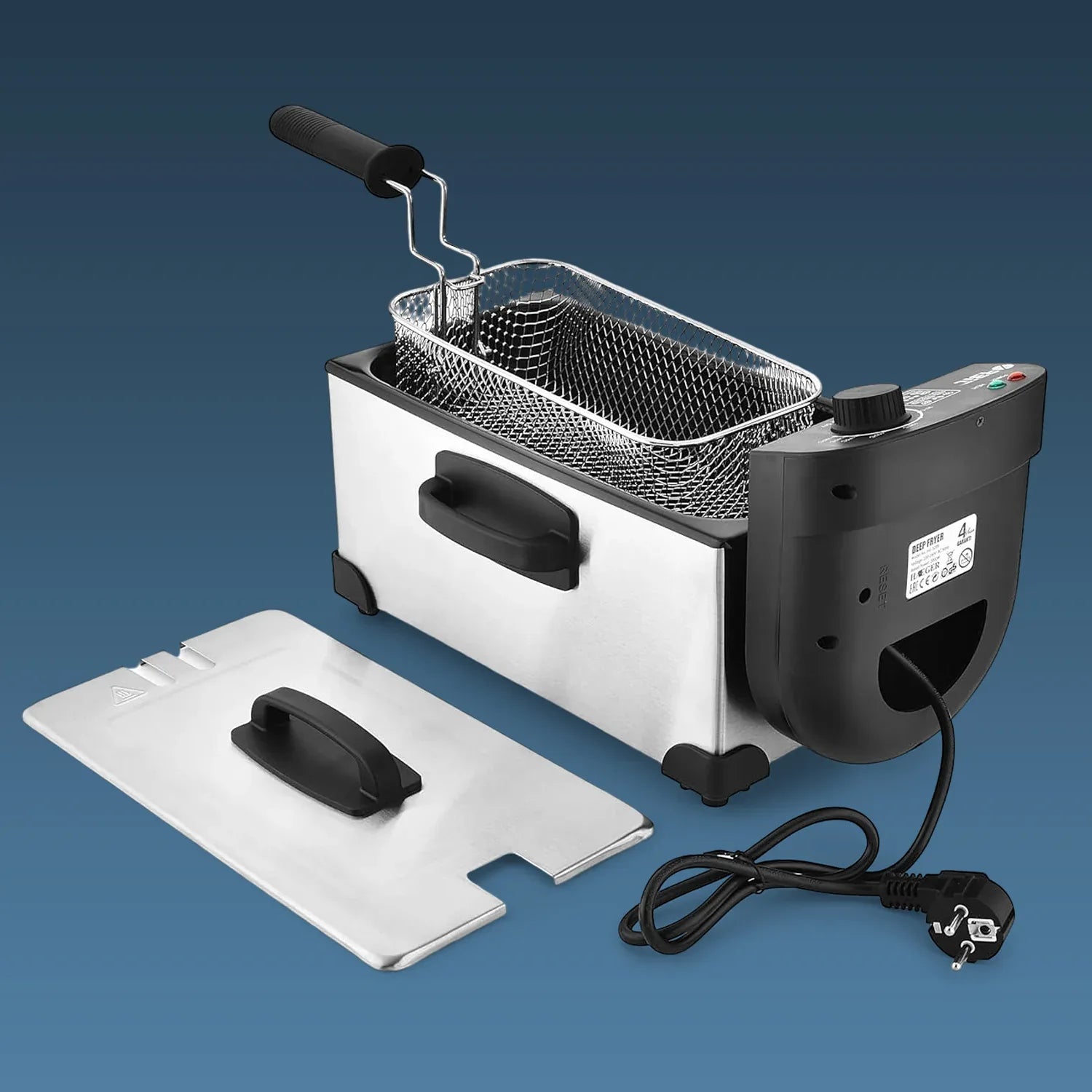 Orbit Heavy Duty 2000w Deep Fryer With 3.5 Litre Oil Capacity - Zidbik