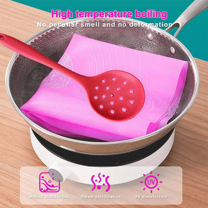 Non-stick Dough Rolling  Baking Mat - (1 Pc  29x26 Cm) - Zidbik
