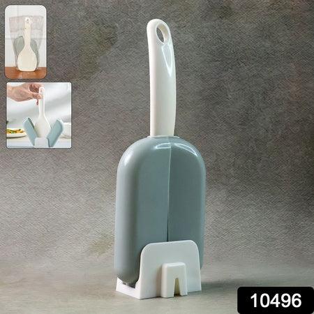 Automatic Open Close Kitchen Rice Spoon Holder With Dust Cover - Zidbik
