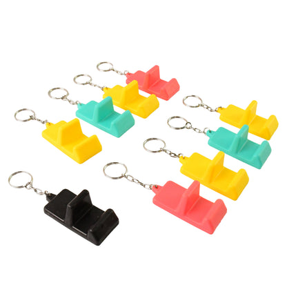 Plastic 2-in-1 Mobile Stand Keychain (9 Pc) - Zidbik