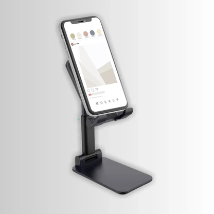 6032 Foldable Mobile Stand With Angle Adjustable Desktop Table Mobile Holder - Zidbik