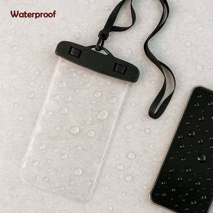 6922 Mobile Cover Pouch Transparent Waterproof Sealed Plastic Smartphone Protective Pouch Coverbag For All Mobile Phones - Zidbik