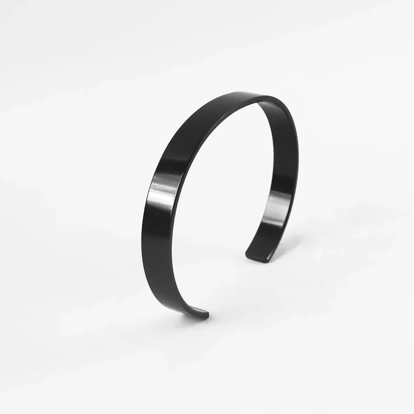 Stylish Black-plated Stainless-steel Kada (1 Pc) - Zidbik