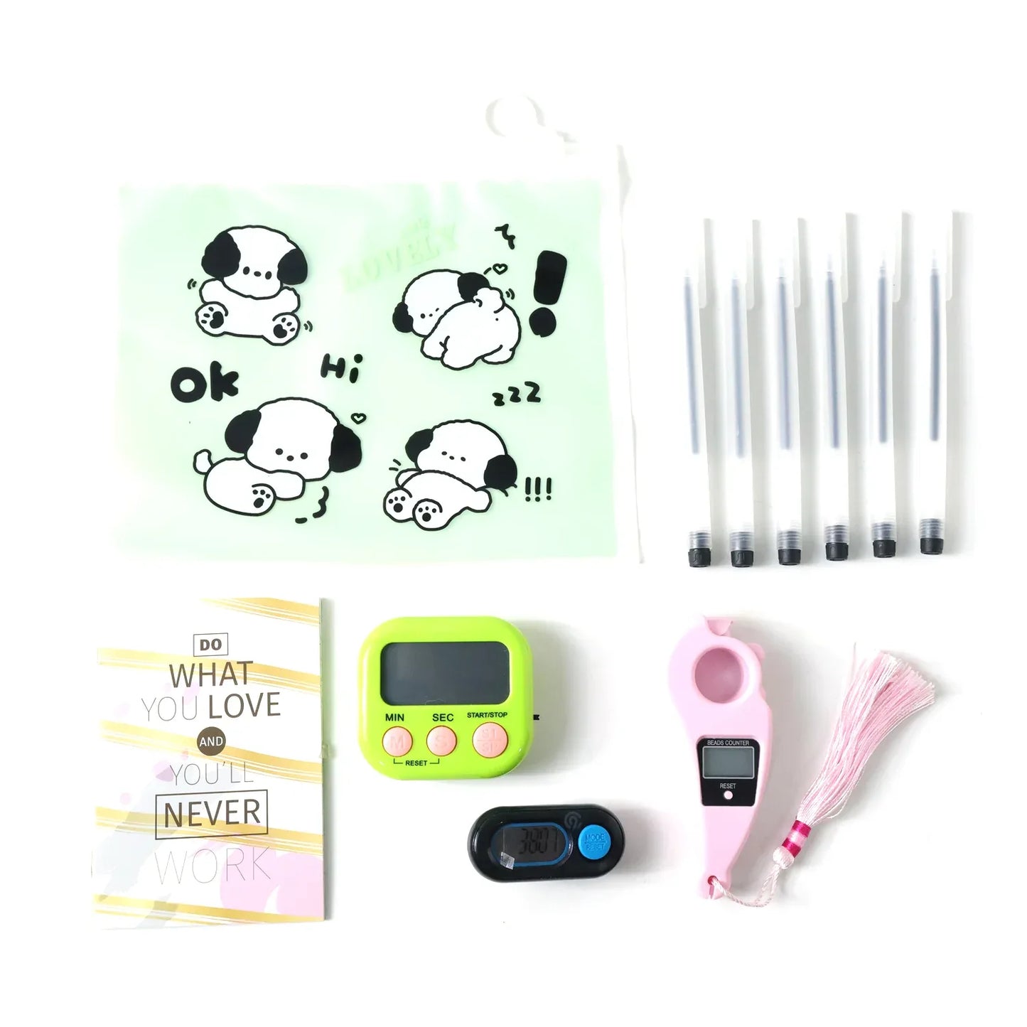 Travel Tracking Essentials Premium Cute Stationery Gift Combo ( 1 Set) - Zidbik