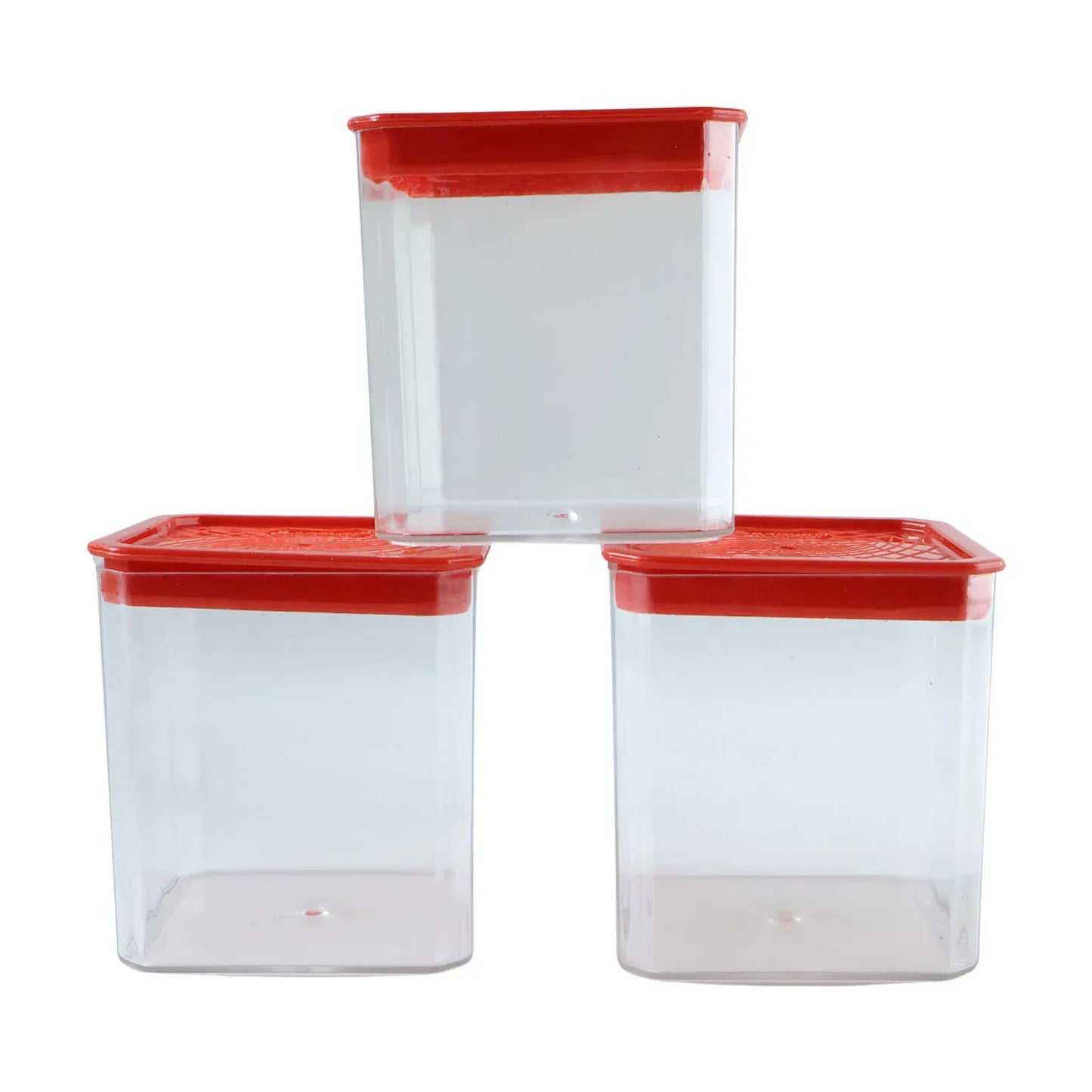 3 Piece Airtight Food Storage Container Set (1 Set 350 Ml) - Zidbik