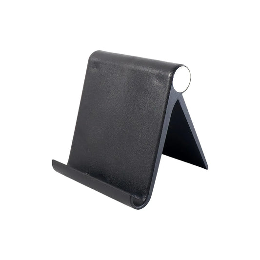 Plastic Foldable Desktop Mobile Stand (1 Pc Black) - Zidbik