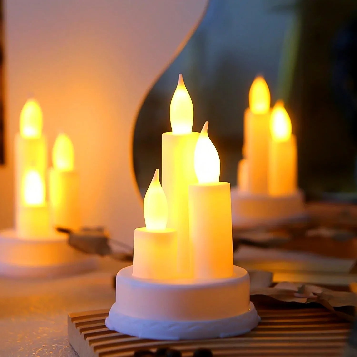 Led Taper Candles (1 Pc) - Zidbik