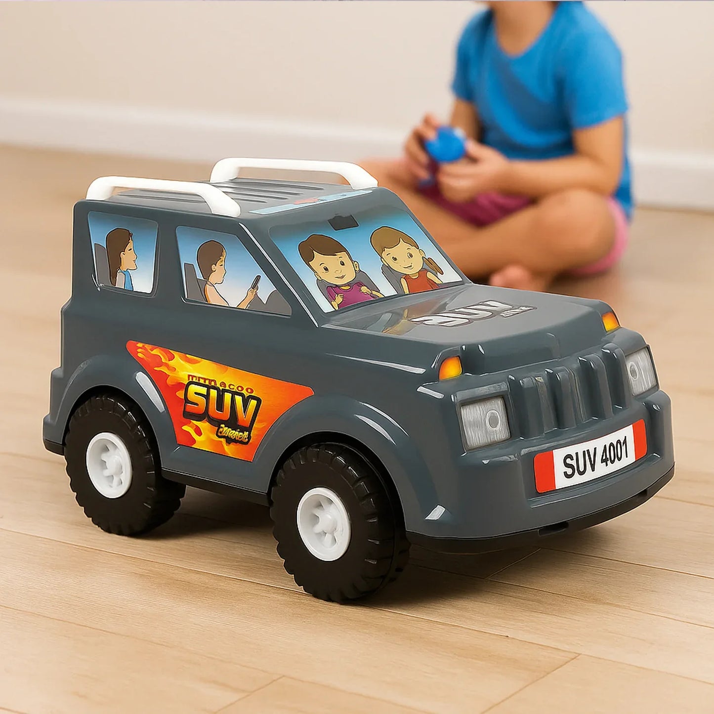 Funwoods Kids Power Suv Car Toy (1 Pc) - Zidbik