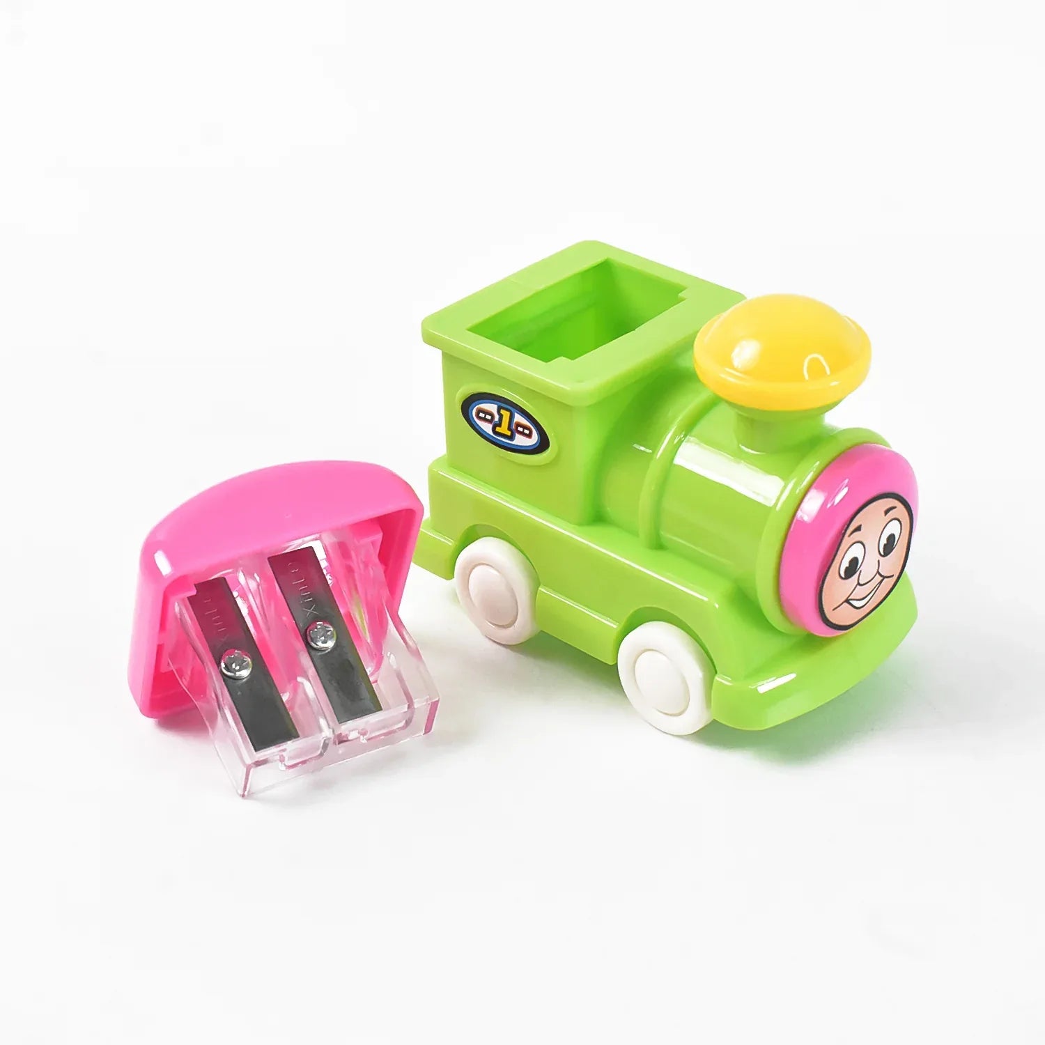 Train Double Hole Pencil Sharpener (1 Pc) - Zidbik