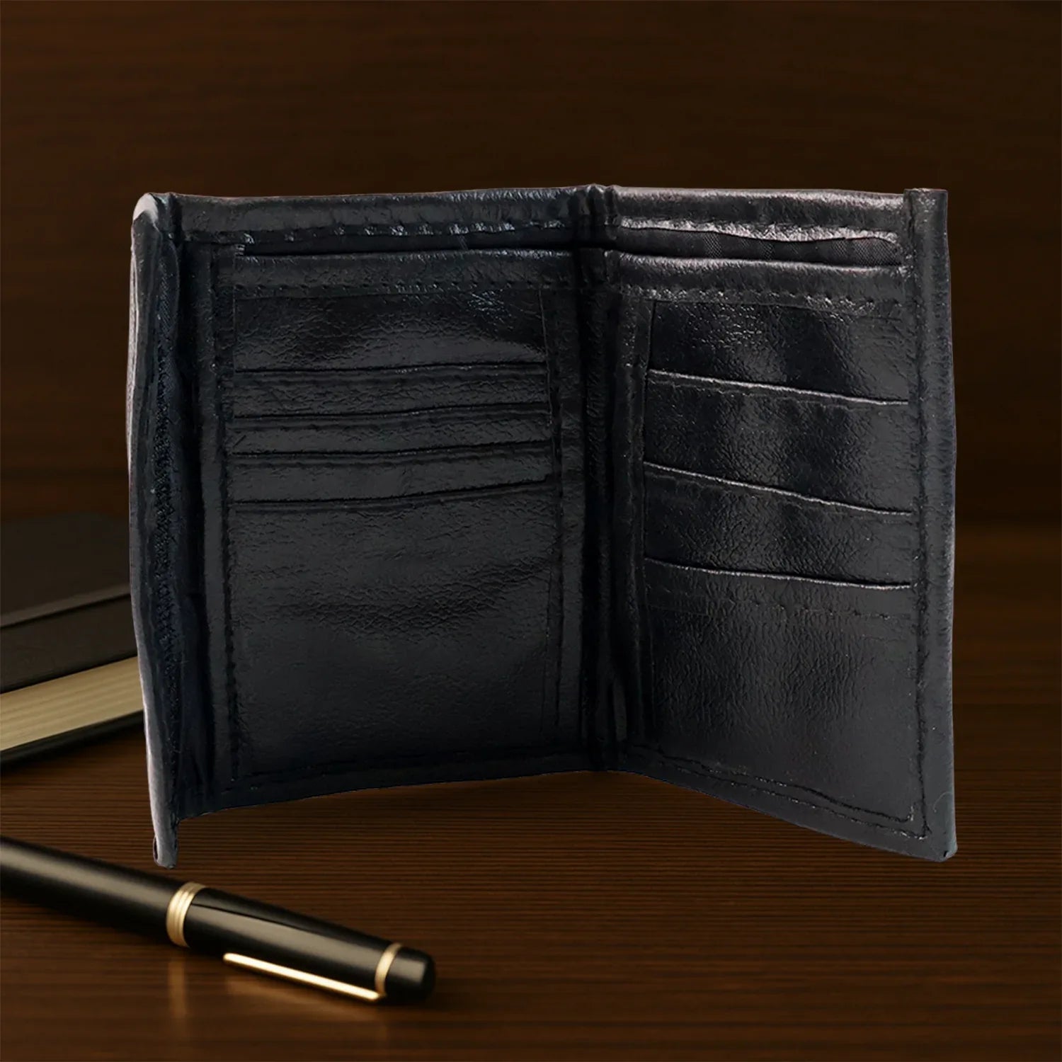 Premium Genuine Bi-fold Wallet (1 Pc) - Zidbik
