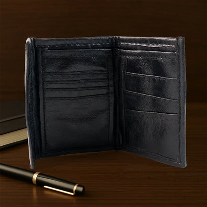 Premium Genuine Bi-fold Wallet (1 Pc) - Zidbik