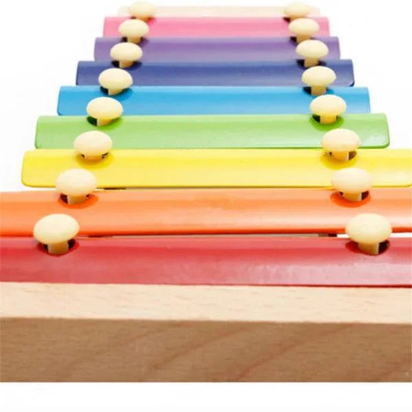 1912 Wooden Xylophone Musical Toy For Children (Multicolor) - Zidbik