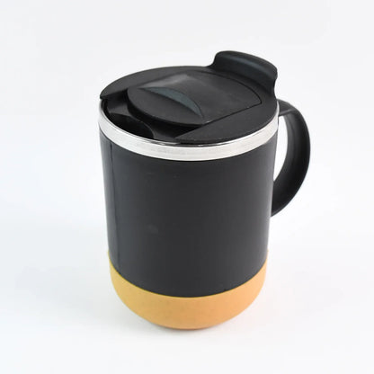Insulated Coffee Mug With Spill-proof Lid (Approx 350ml  1 Pc) - Zidbik