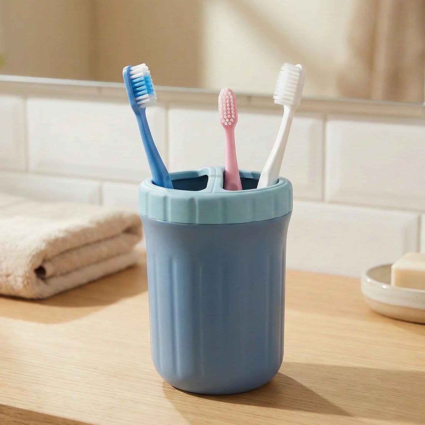 Multipurpose Soap Dispenser With Utility Holder (1 Set) - Zidbik