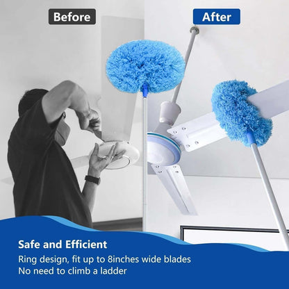 Premium Extendable Round Cleaning Duster (83.5 Cm 1 Pc) - Zidbik