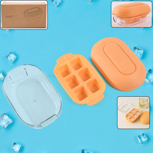Plastic Ice Cube Tray (1 Set) - Zidbik