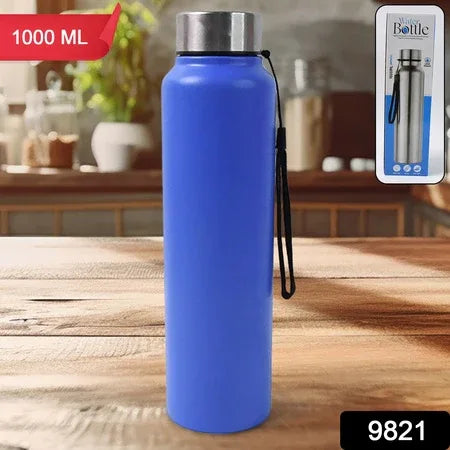 Stainless Steel Drink Water Bottle (1000 Ml) - Zidbik