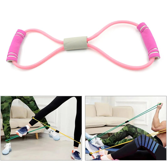 8415 Sport Resistance Loop Band Yoga Bands Rubber Exercise Fitness Training Gym Strength Resistance Band Exercise Equipment Bands For Working Out (1 Pc) - Zidbik