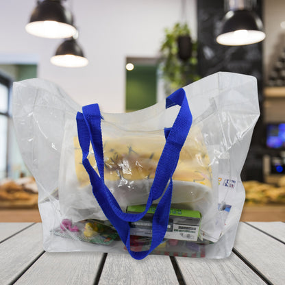 Multifunction Transparent Bag With Handle Bag (453014 Cm  1 Pc) - Zidbik