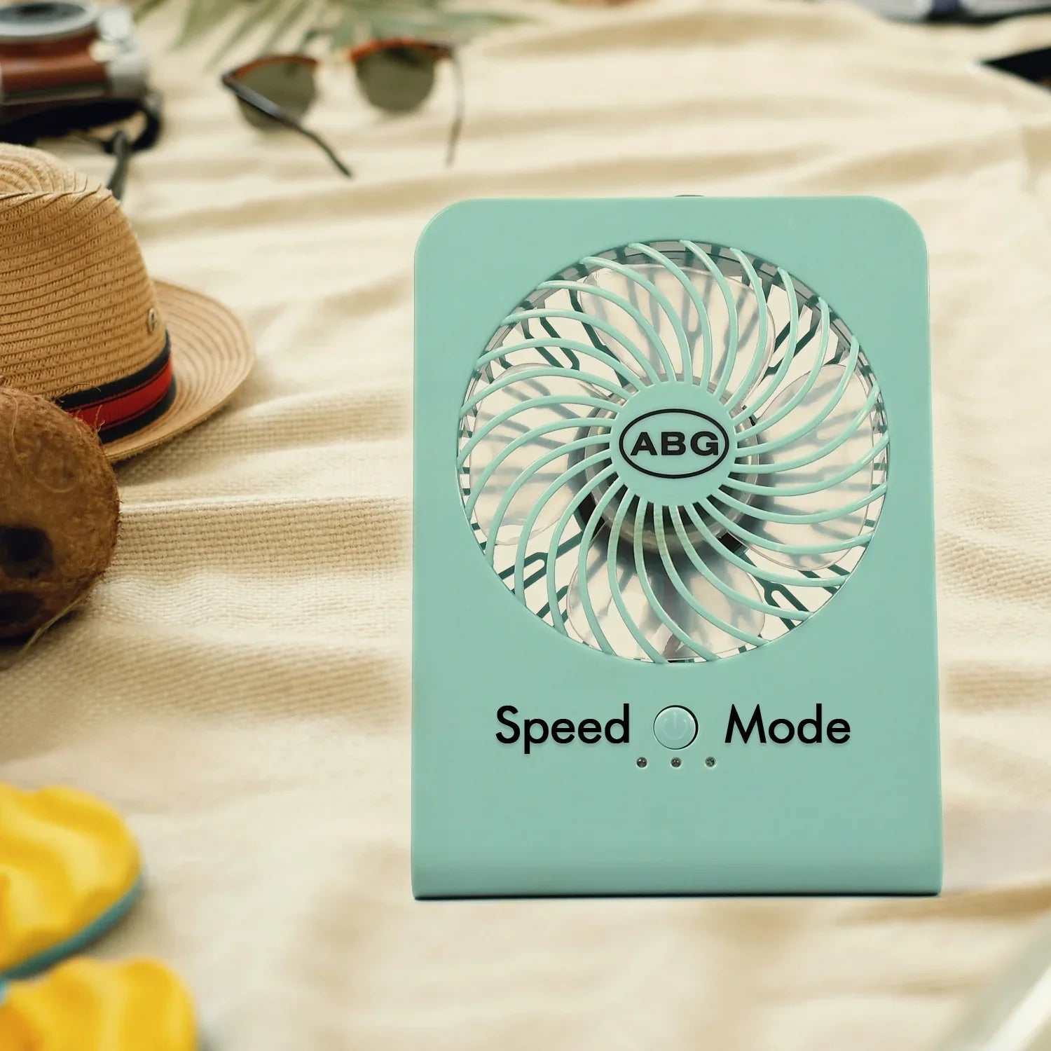 4810 Portable Desk Fan Big Table Fan 3 Step Speed Setting Fan Personal Desk Fan Suitable For Office School Home Use (Battery Not Include) - Zidbik