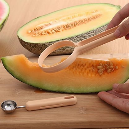 2 In 1 Fruit Scooper And Cutter Tool (1 Pc) - Zidbik