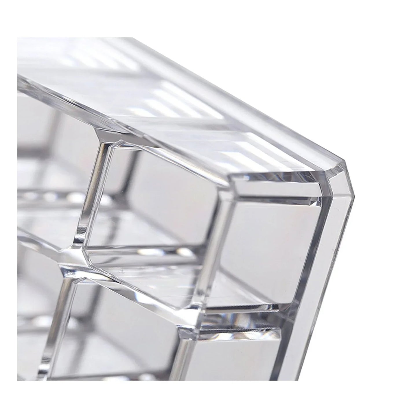 6093 Acrylic Multi Purpose Lipstick Cosmetics Stand Display Holder 24 Section - Zidbik