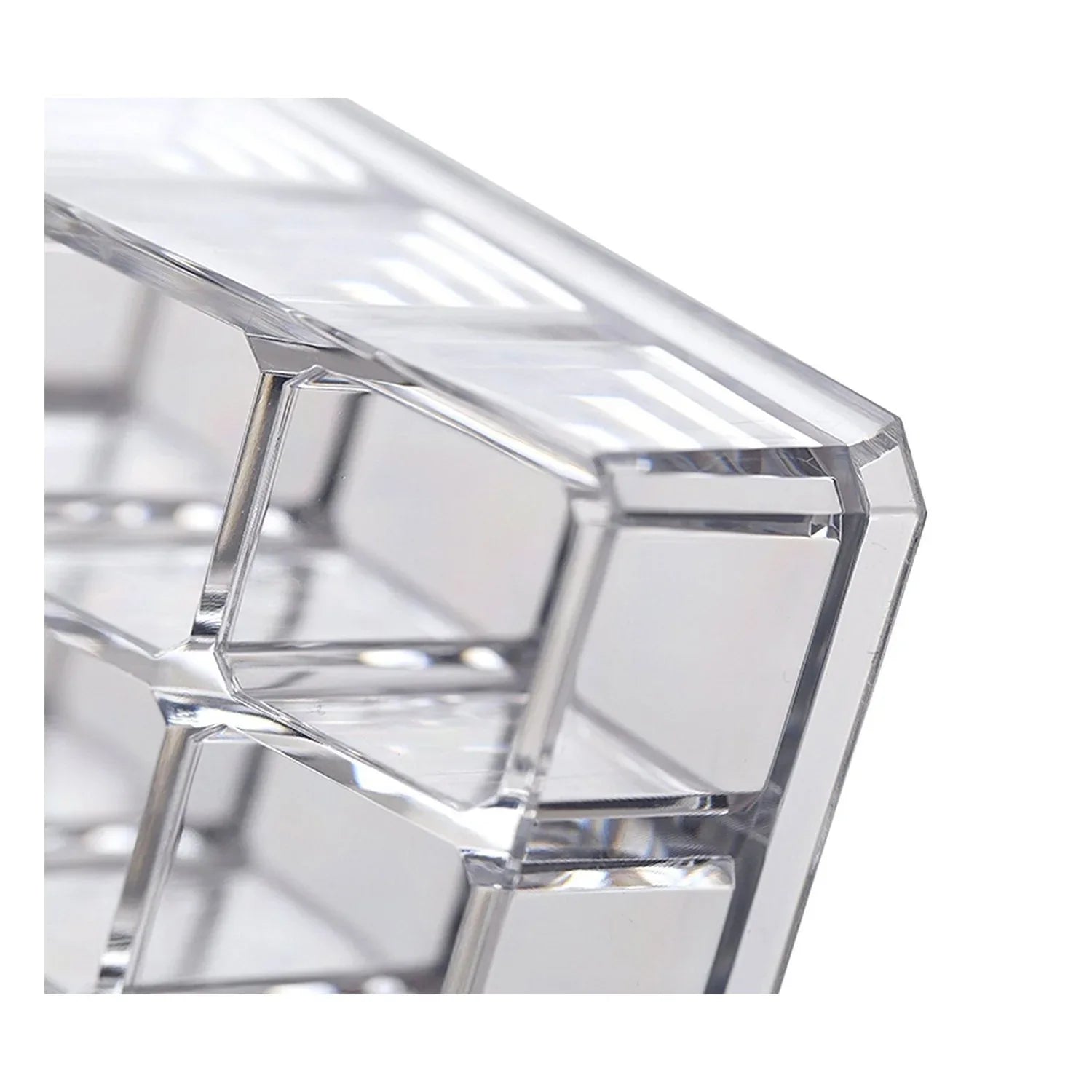 6093 Acrylic Multi Purpose Lipstick Cosmetics Stand Display Holder 24 Section - Zidbik
