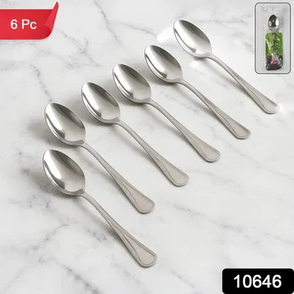 Supermom Stainless Steel Dining Spoons (6 Pc Set) - Zidbik