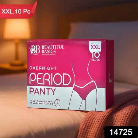 Beautiful Basics Overnight Period Panty Xxl Size (10 Pc) - Zidbik