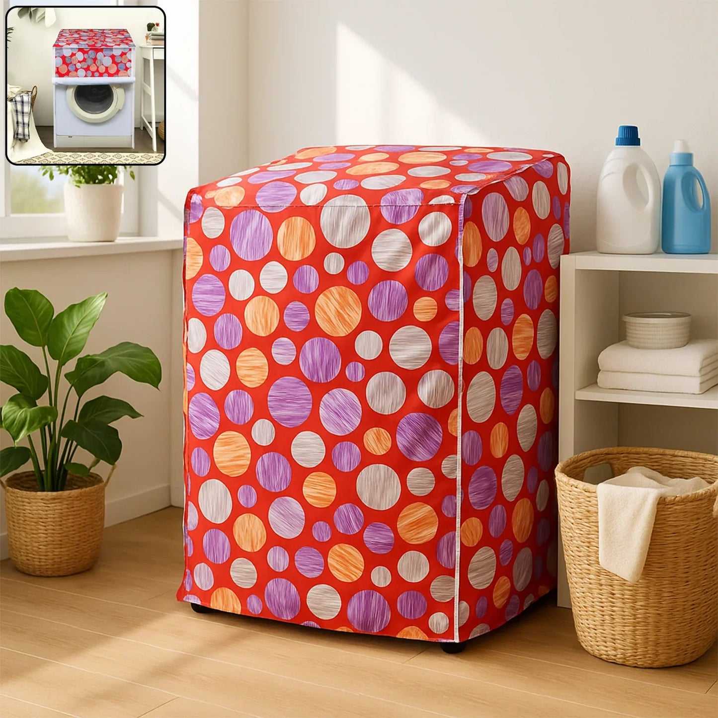 Waterproof Washing Machine Cover 82x60 Cm (1 Pc) - Zidbik